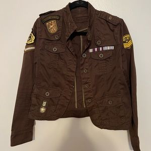 Brown Soprano Military Jacket